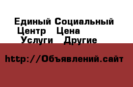 Единый Социальный Центр › Цена ­ 250 -  Услуги » Другие   